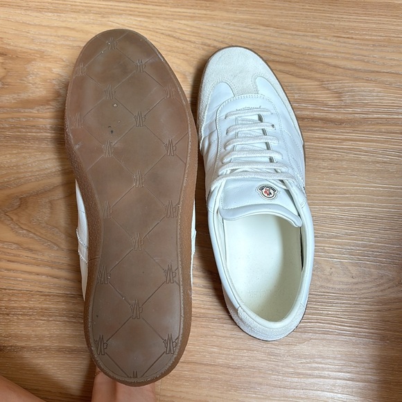 Moncler Ivory and Beige Sneakers - Picture 7 of 8